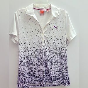PUMA women’s GOLF polo 👕 dry fit and trendy